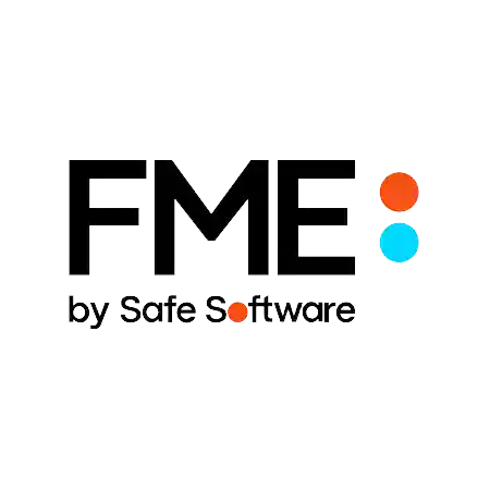 Logo for FME by Safe Software used by Bryant Solutions for ETL and data handling training means